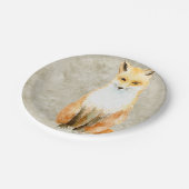 甘いキツネ ペーパープレート (アングル)