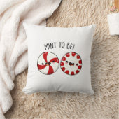 甘いキャンディおもしろいプリンになるミント クッション (ブランケット)