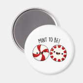 甘いキャンディおもしろいプリンになるミント マグネット (正面/裏面)