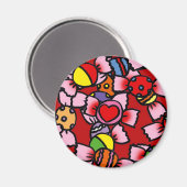 甘いキャンディマグネット マグネット (正面/裏面)