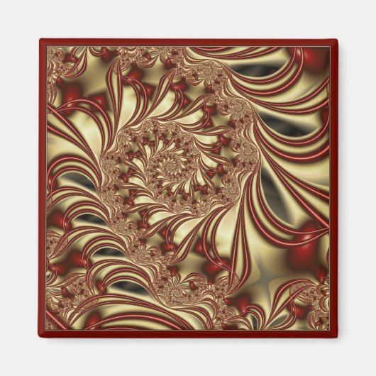 甘いキャンディーケーンクリスマスマグネット マグネット (正面)