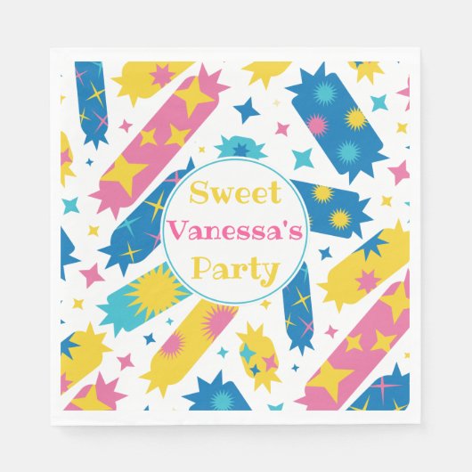 甘いキャンディー。 スタンダードランチョンナプキン (正面)