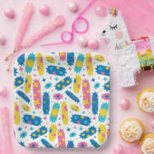 甘いキャンディー。 ペーパープレート (パーティー)