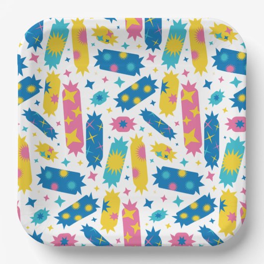 甘いキャンディー。 ペーパープレート (正面)