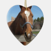 甘いクォーター馬のオーナメント セラミックオーナメント (右)