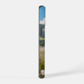 甘いクマ保持ハート型バルーン iPhone 15ケース (右側面)