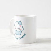 甘いクリスマスのカップケーキ コーヒーマグカップ (正面左)