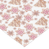 甘いクリスマスのクッキーのパターン テーブルクロス (アングル)