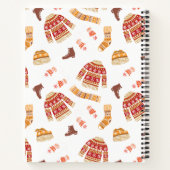 甘いクリスマスの冬服 ノートブック (裏面)