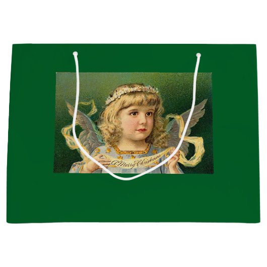 甘いクリスマスの天使 ラージペーパーバッグ (正面)