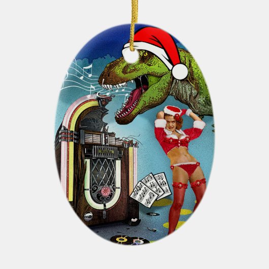 甘いクリスマスソング セラミックオーナメント (正面)