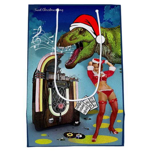 甘いクリスマスソング ミディアムペーパーバッグ (裏面)