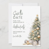 甘いクリスマスツリー | クリスマスパーティー セーブザデート (正面)