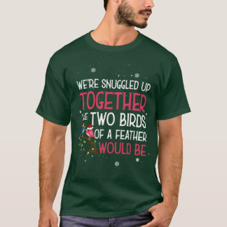 甘いクリスマスバードの女の子のギフト Tシャツ