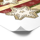 甘いクリスマスベア ポスター (角)