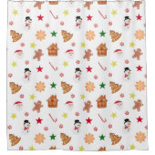 甘いクリスマス シャワーカーテン (正面)