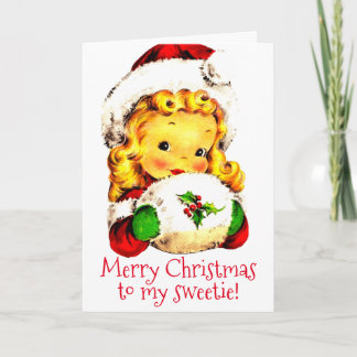 甘いクリスマス シーズンカード