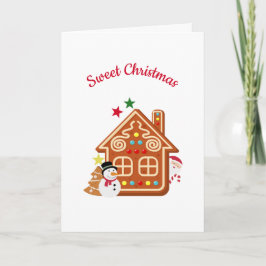 甘いクリスマス シーズンカード