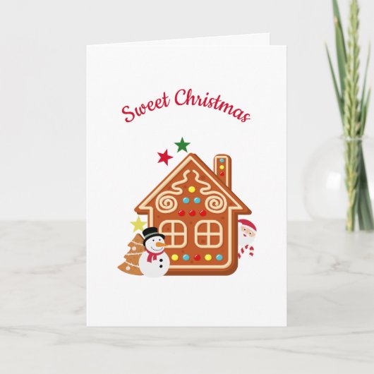 甘いクリスマス シーズンカード (正面)