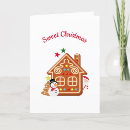 甘いクリスマス シーズンカード
