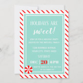 甘いクリスマス |ペパーミントクリスマスパーティー 招待状 (正面)