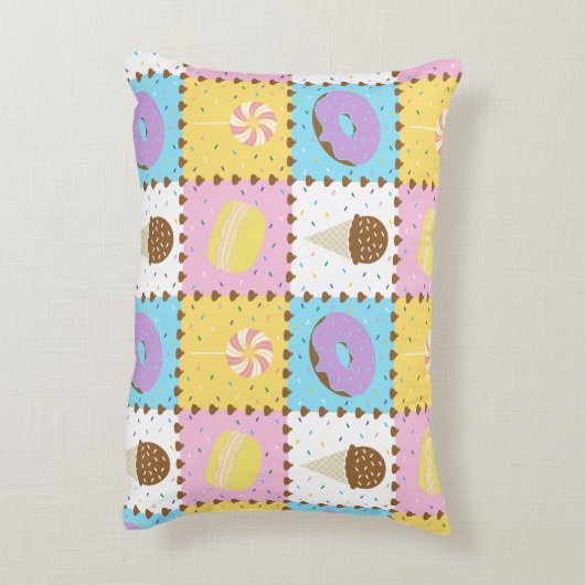 甘いクレビングアクセント枕 アクセントクッション (裏面(縦))