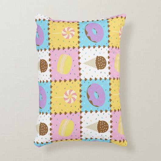 甘いクレビングアクセント枕 アクセントクッション (正面(垂直))