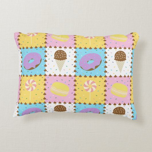 甘いクレビングアクセント枕 アクセントクッション (裏面)