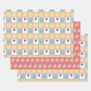 甘いクレービングラッピング紙セット ラッピングペーパーシート