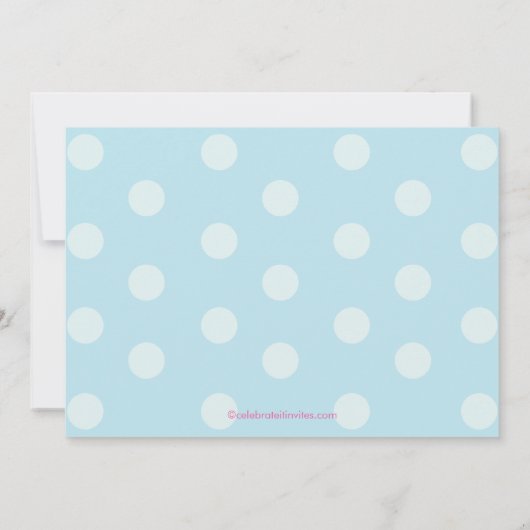 甘いグンボール·キャンディー誕生日パーティーの招待 招待状 (裏面)