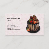 甘いケーキ事業 | 安エレガント菓子 名刺 (正面)