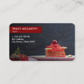 甘いケーキ事業 | 安エレガント菓子 名刺 (正面)