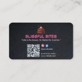 甘いケーキ事業 | 安エレガント菓子 名刺 (裏面)
