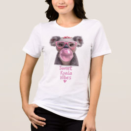 甘いコアラのビジュアルTシャツ トライブレンドTシャツ