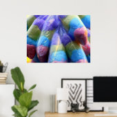 甘いコットンキャンディ ポスター (ホームオフィス)