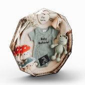 甘いコテージのバスケット妊娠の発表 フォトブロック (左)