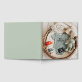 甘いコテージコアのバスケットベビーフォトブックキープサケ ゲストブック (全面)