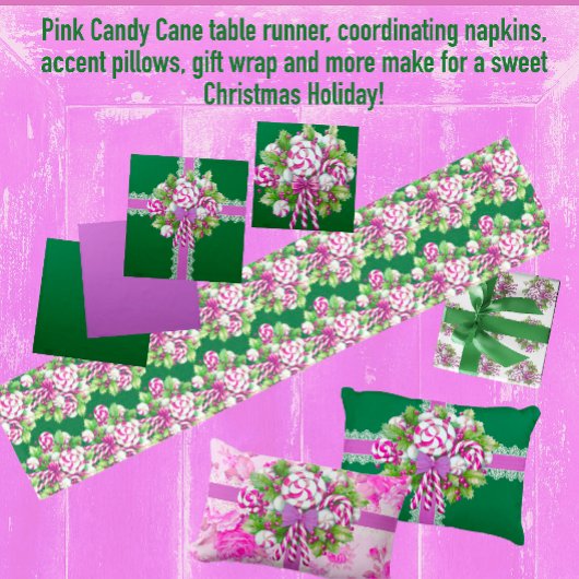 甘いコテージピンクと紫のクリスマス クッション