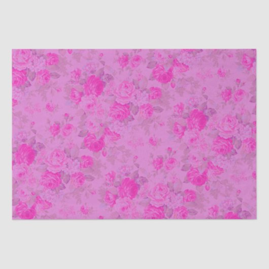 甘いコテージ紫とピンクのクリスマス 薄葉紙 (正面)