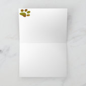 甘いコーギーの顔カード カード (内部)