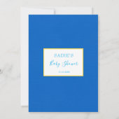 甘いゴムダッキー(アヒルちゃん)の泡は彼女はむしろゲームだろう 招待状 (裏面)