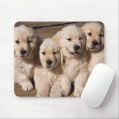 甘いゴールデン・リトリーバーの子犬 マウスパッド (マウス)