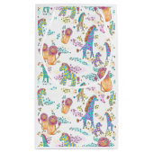 甘いサファリのベビーのギフトバッグ スモールペーパーバッグ (裏面)