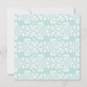 甘いサファリの動物男女兼用の赤ちゃんシャワー 招待状 (裏面)