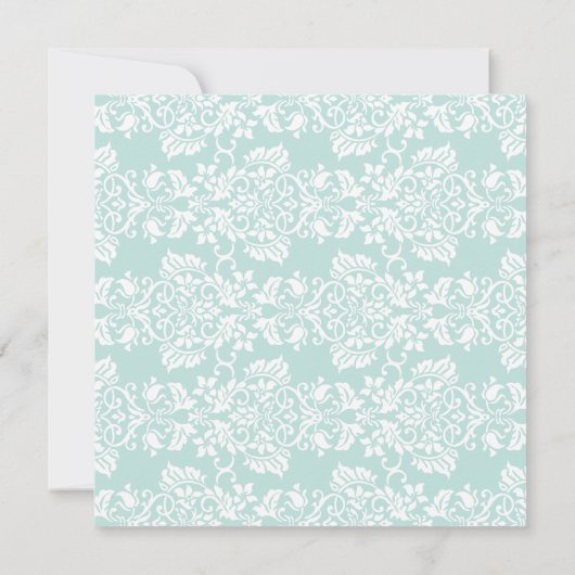 甘いサファリの動物男女兼用の赤ちゃんシャワー 招待状 (裏面)