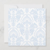 甘いサファリ動物の男の子ベビースシャワー 招待状 (裏面)