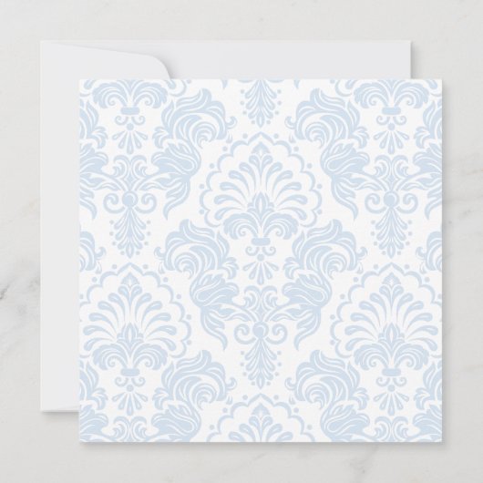 甘いサファリ動物の男の子ベビースシャワー 招待状 (裏面)