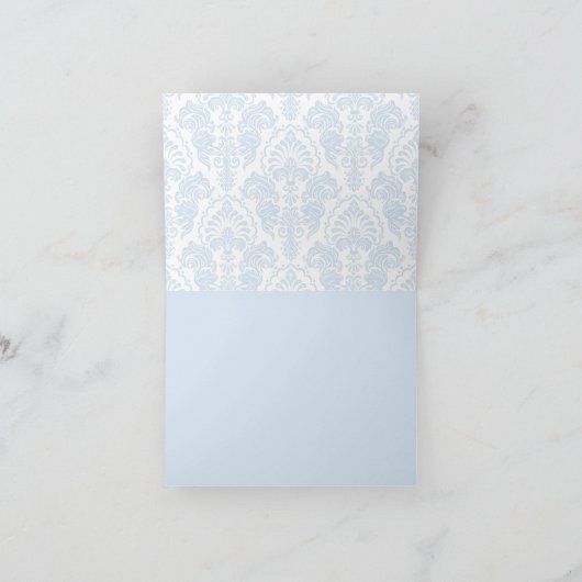 甘いサファリ動物の赤ちゃんシャワーありがとう サンキューカード (内部)