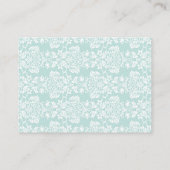 甘いサファリ動物の赤ちゃんシャワーギフトディスプレイ エンクロージャーカード (裏面)