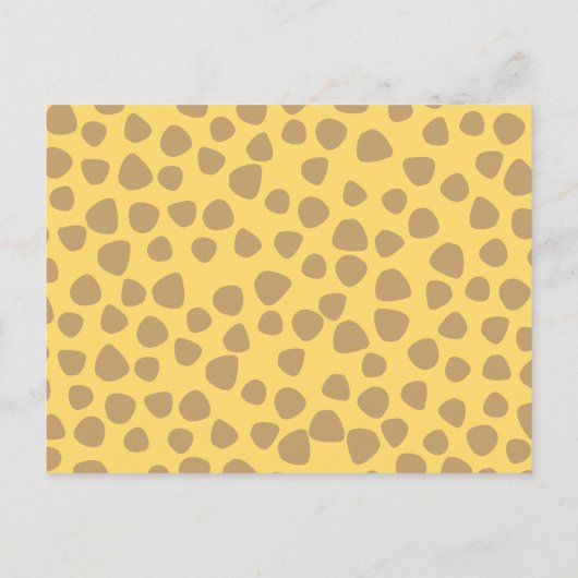 甘いサファリ動物の野生の1つの写真の第1誕生日 インビテーションポストカード (裏面)